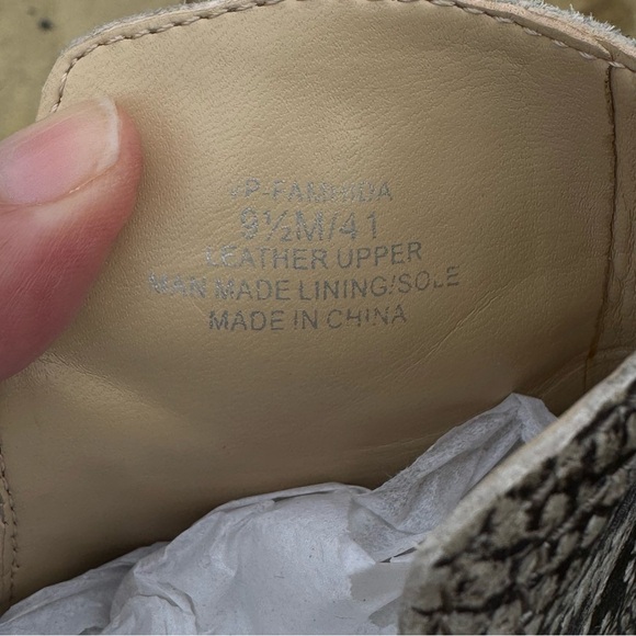 Vince Camuto Famhida Snakeskin Leather Ankle Boots - Picture 9 of 13